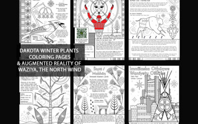 Dakota Winter Plants Coloring Pages & Waziya Winter Wind Augmented Reality