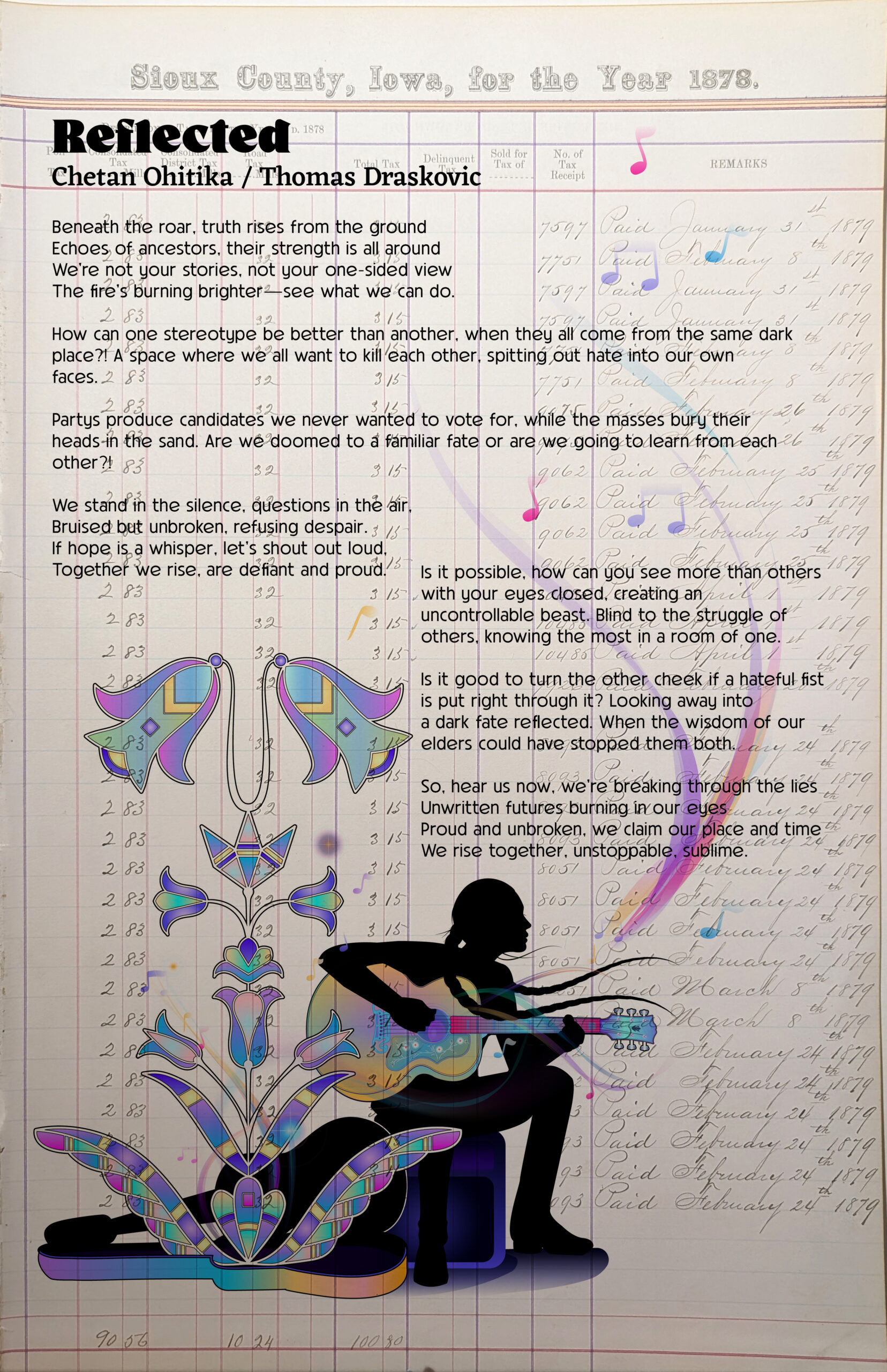 Reflected - Poetry Print (Limited Edition)