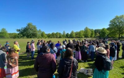 Nibi Water Walk & Yaŋpá Spring-Wind Celebration Brings Community Together at Battle Creek