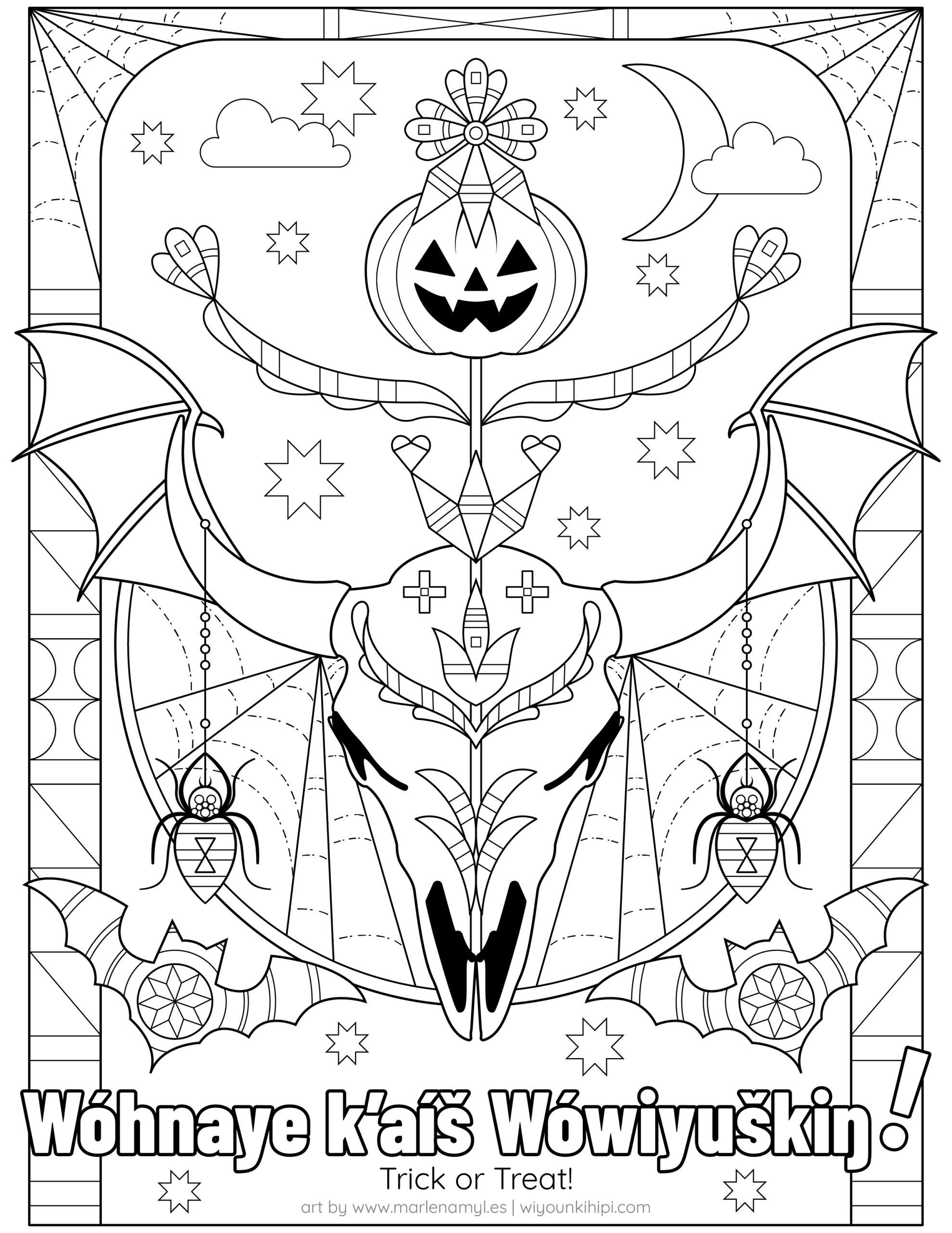 Halloween Coloring Page